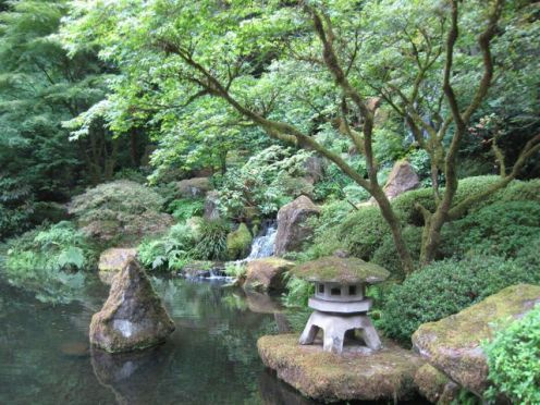 Japanese Garden waterfall