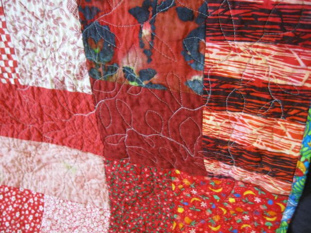 a Tahoe red quilting
